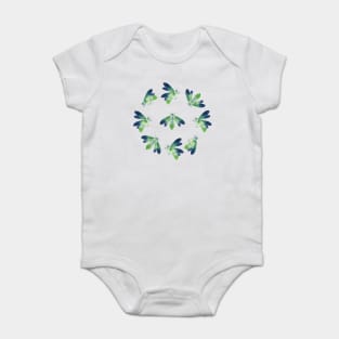 Fireflies Glowing Nights II Baby Bodysuit